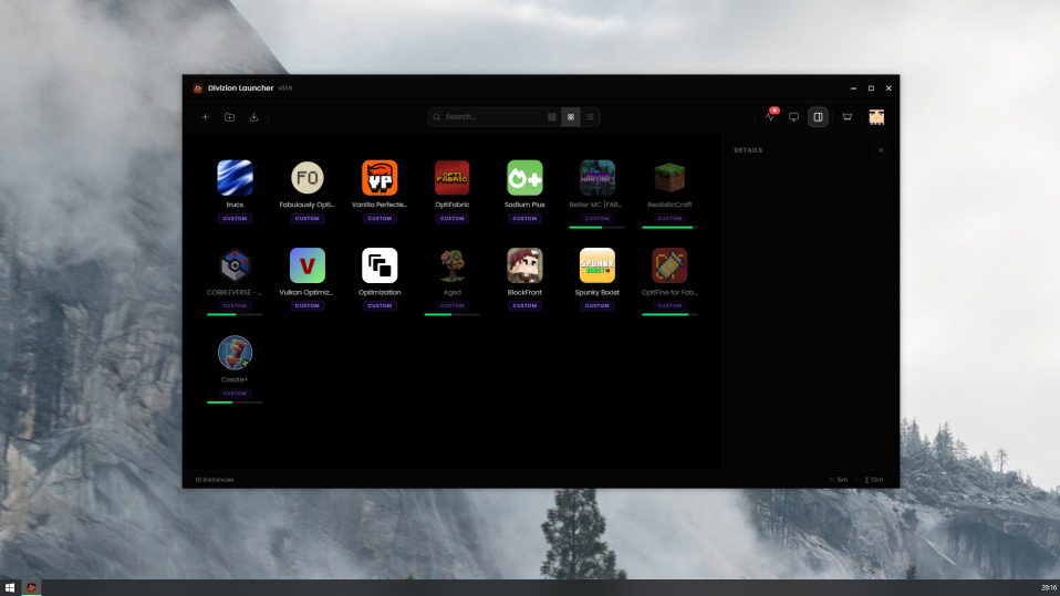 Installation simplifiée